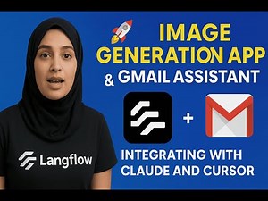 Langflow 1.4 + MCP: AI Gmail Assistant & Image Generator in Cursor IDE | #langflow