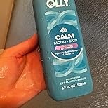 OLLY Calm Body Wash with Hyaluronic Acid, Adaptogens & Vitamin B3– Nourishing Cleanser for Skin Barrier Repair, Deep Hydration, Eucalyptus Amber Scent, 17oz