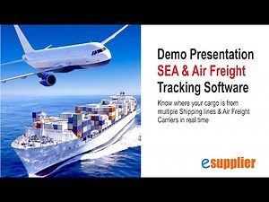 Demo for SEA & AIR Freight LIVE Tracking Online