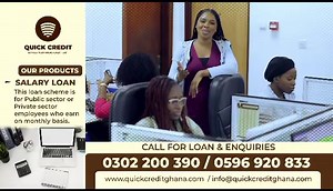 #Ad Need a salary loan to sort out your self ? @quickcreditgh got you covered. No Susu, No Savings, No Deposit, No collateral, No account opening required | Kwame Motion