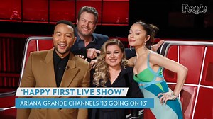 Ariana Grande Channels Jennifer Garner in 13 Going on 30 with Iconic Versace Dress on The Voice