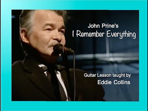 I Remember Everything (Guitar Lesson)