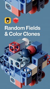 3.7K views · 3 comments | QUICK TIP: Random fields and colors for clones! Did you know you can set up a shader that randomizes colors for cloned objects? Using fields and a couple of nodes you can have you duplicate objects automatically selecting from a spectrum of colors or specific colors (depending on how you set up your gradient ramp). It’s super easy! #c4d #madewithgsg #cinema4d #redshift | Greyscalegorilla | Facebook