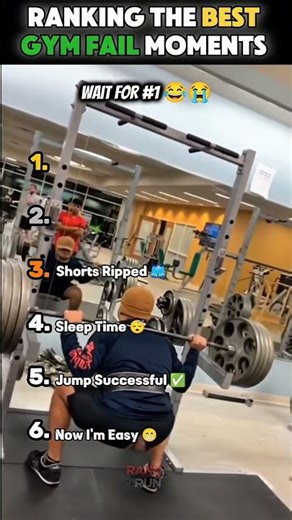 Ranking the Best Gym Fail Moments #shorts #funnyshorts #gymfails