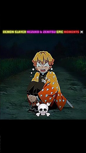 Demon Slayer Nezuko & Zenitsu Epic Moments ☠️|| #shorts #anime #demonslayer
