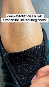 every exfoliating mitt tutorial 😂🥲 #howtoexfoliate #beautyhacks #skinconcerns | Wildpier Beauty