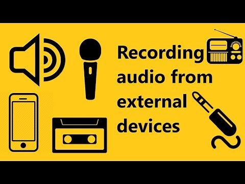 How to record audio from external device - Line-In port [EASY]