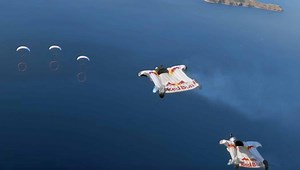 Wingsuit Pilots Fly Through The World's Highest Obstacle Course