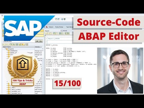 Source-code based ABAP Editor | ABAP Tip #15