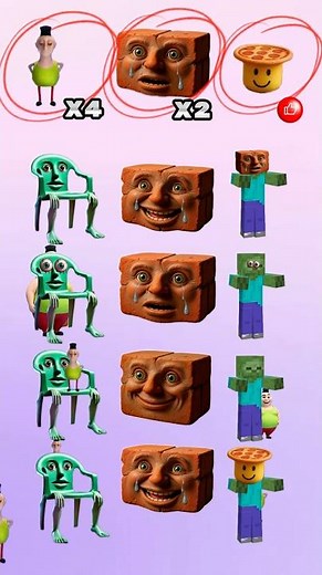 Find odd Hamood Habibi, Noobini Pizzanini #김프로 #유백합 #roblox