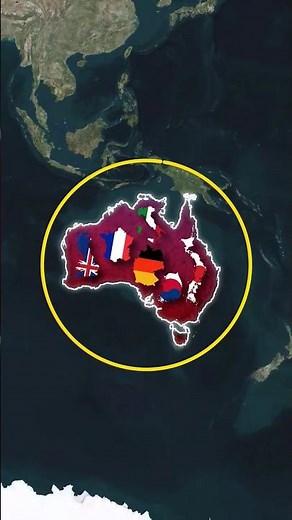 Australia Is Bigger Than You Think! 🇦🇺🌍 | How Many Countries Can Fit Inside Australia? #shorts
