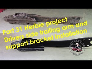 Part 31 Herbie project Drivers side trailing arm and support bracket installation. 2011 Ford Edge