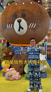 各位觀眾泰國特產大象衫褲！但睇真啲係熊大！仲有LINE FRIENDS 呀！泰國限量版有衫有褲有帽！唔好問幾錢因為真係唔係貴野，不過冇加大碼好彩我都仲着到😅😅至5月1日賣完就冇！ #centralworld #linefriends #熊大 #linefriendsthailand #泰國限量版 | 胡慧沖