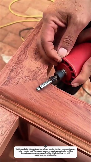 Woodworking Craftsmanship: Precision Edge Profiling and Fine Detail Finishing