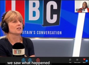 43K views · 1.9K reactions |  Me with Rachel Johnson  The Tories say sending refugees to Rwanda is the only option...樂 You don't get to cut foreign aid, sell the bombs used in war crimes, fail to provide the same asylum routes you did for Ukrainians, and then act like you're doing your best to help. | Femi | Facebook