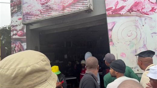 "We are protesting against foreign owned shops for our community!"The Reality: Seen on camera looting a local butchery.Since they are seen so clearly on the video, they must not be surprised when the digital evidence leads the police to their doors. A protest for the law cannot be built on breaking the law.@SAPoliceService. @NPA_Prosecutes. @SAHRCommission do your things!!