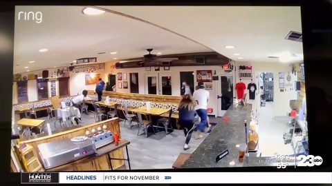Ring Cam Shows Bakersfield Restaurant Evacuation After Man Bursts In