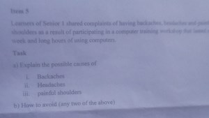 Hem 5 shoulders as a result of participating in a computer trai... | Filo