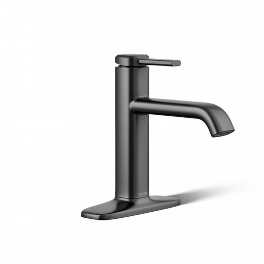 Reviews for KOHLER Ashan Single Hole Single-Handle Bathroom Faucet in Matte Black | Pg 1 - The Home Depot