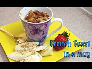 French Toast In a Mug video Recipe cheekyricho