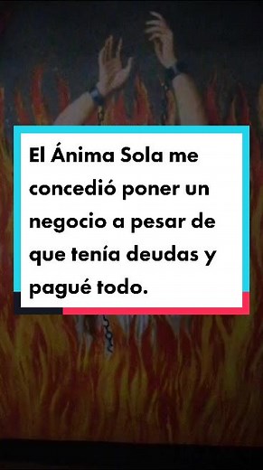 El Anima Sola se toma para representar un alma que sufre en el purgatorio. Si bien en muchos casos las cromolitografías representan un alma femenina, muchas otras figuras, como papas y otros hombres, se representan comúnmente en cromolitografías, esculturas y pinturas. En la imagen más conocida del Anima Sola, se representa a una mujer que se libera de sus cadenas en un escenario de mazmorra rodeada de llamas, lo que representa el purgatorio. Parece arrepentida y reverente, y sus cadenas se han