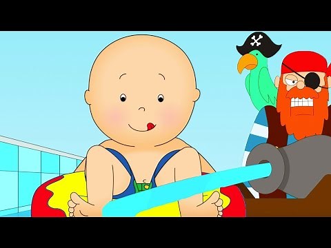 ★ Caillou at the Water Park ★ Funny Animated Caillou | Cartoons for kids | Caillou