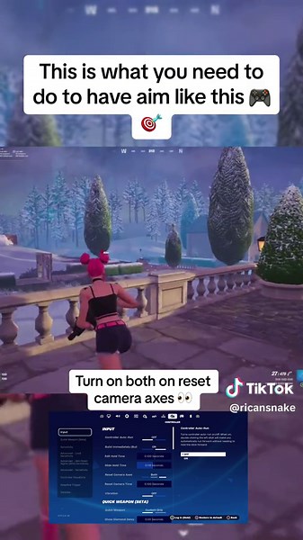 This will turn your aim into literally a cronus 🤫 #fortnite #viral #ps5fortnite #console #fortnitesettings #fortnitechapter5