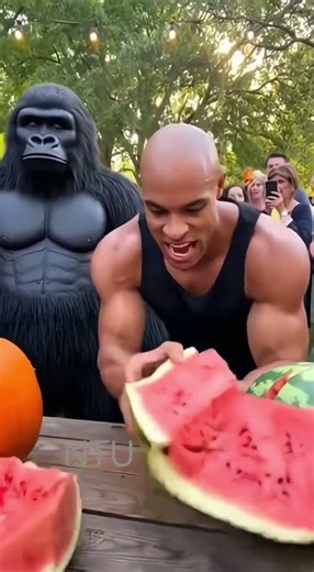 American Man Smashes Watermelon Barehanded | Ultra-Realistic