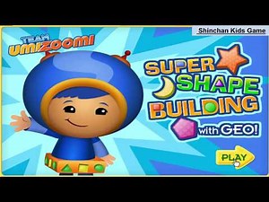 Fun Game For Kids | Team Umizoomi Super Shape Building With Geo - You Know How Many Shape