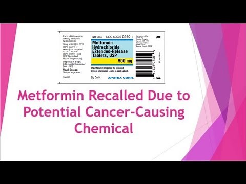 Metformin Recalled Due to Potential Cancer-Causing Chemical | FDA Recalls