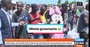 Boneco da Disney como Governante em Moçambique 😂