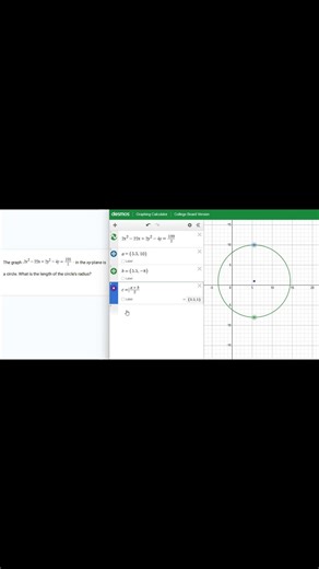 Finding the radius of a circle using Demos easy and so quick