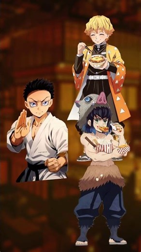 What if? Akaza 🆚 Zenitsu & Inosuke #shortsfeed #demonslayer #shorts