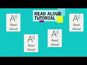 Read Aloud Tutorial for Word, PDF, Outlook, Edge, Teams