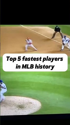 Top 5 fastest players in MLB history#youtubeshorts #mlb #baseball #baseballhighlights