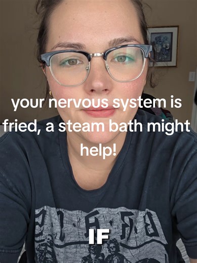 I just went for my forst stema bath and it was incredible! its essentially just a private steam sauna that you sit in and breath in the steam and relax. You can add essential oils for a aromatherapy and juat sit or meditate. it was an regulating experience for me and I hope if you have the chance to do one you try it! You can also get these same benefits from a hot shower at home 😌 if you got into it with the mindset of using it as a regulation tool! #nervoussystemregulation #holisticwellness #