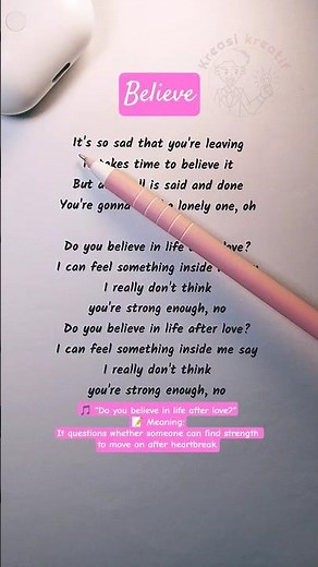 Easy English Karaoke | Believe – Sing & Learn English