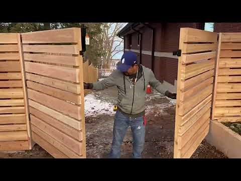 Self-Closing Wood Privacy Gate Using SureClose Hinges and Magna-Latch