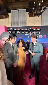 not the interpreter using Korean to translate English to ME at the end LMAO we were all so confused 😅 @squidgamenetflix | maxnotbeer