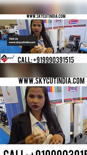 Creating custom stickers made easy. With the Skycut C24 cutting plotter, you can cut heat transfer vinyl with precision and speed — perfect for apparel, labels, and personalised designs. Start producing high-quality stickers in-house with Skycut. #skycut #a3max6 #skycutindia #cuttingplotter #sheetcutting #vinylcuttingmachine #papercuttingmachine #autofeeder | Skycut Cutting Plotter