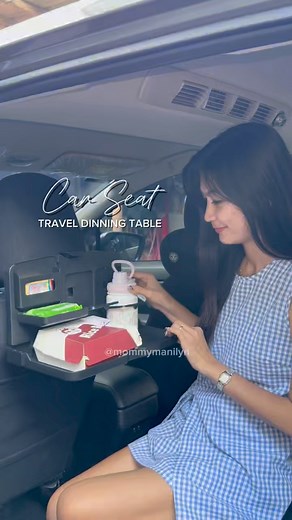 223K views · 880 reactions | Nasa 70+ pesos lang yung Travel Dinning table na'to. One of my best purchased online. Sulit!!! 﫶✨ LINK HERE : https://s.shopee.ph/3qFWUDWfv5 #mommymanilyn #cardinningtable #caraccessories | Mommy Manilyn | Facebook