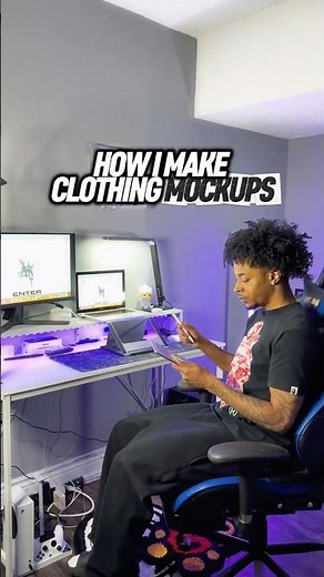HOW TO START MAKING YOUR CLOTHING MOCKUPS 👨🏾‍💻👀