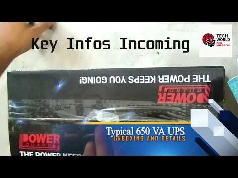 A typical UPS Unboxing And Review : 650 VA Model