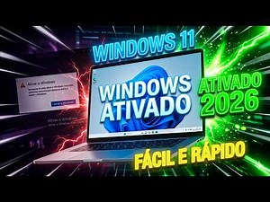 COMO ATIVAR WINDOWS 11 EM 2026 - FÁCIL E MUITO RÁPIDO | FUNCIONA EM TODAS VERSÕES DE WINDOWS 11