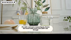 PVC Clear Table Cover Protector 66x48" Crystal Vinyl Tablecloths Plastic Tabletop Pad Heavy Duty Desk Protector for Dining Room Table Living Room Table Kitchen Coffee Table Meeting Desk Heat Resistant