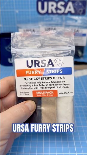 Introducing URSA Furry Strips for reducing friction noise between fabrics.