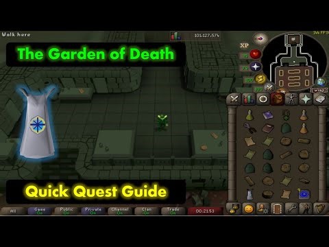 Garden of Death Quick Quest Guide - Getting My Quest Cape Back
