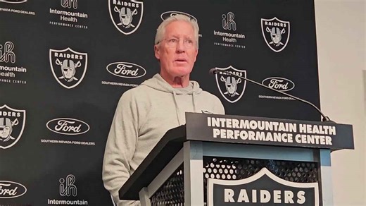 Las Vegas Raiders HC Pete Carroll details Adam Butler nerve impact injury; availability remains possible pending recovery response
