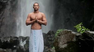 Handsome Man Feeling Good Under Waterfall Stock Footage Video (100% Royalty-free) 3543650 | Shutterstock