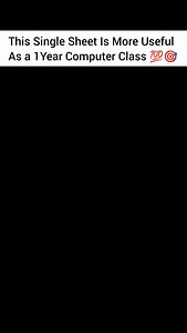 1.1K reactions · 190 shares | ✨Best Shortcut Sheet  Master Excel...